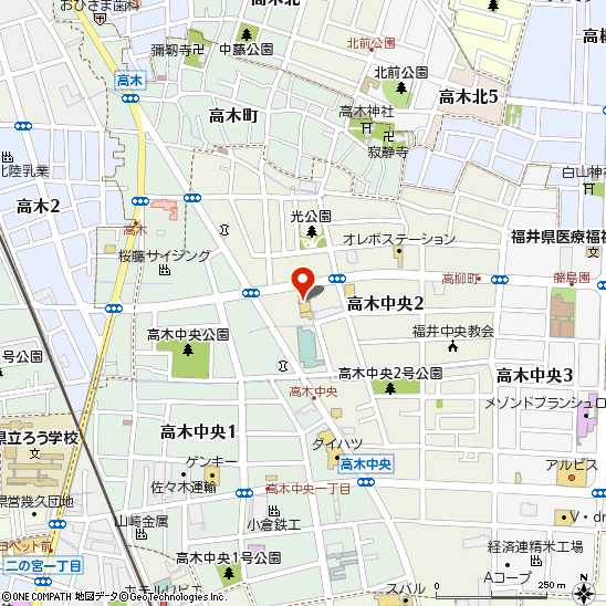 ブリヂストンタイヤセンター中部株式会社　ミスタータイヤマン 福井北付近の地図